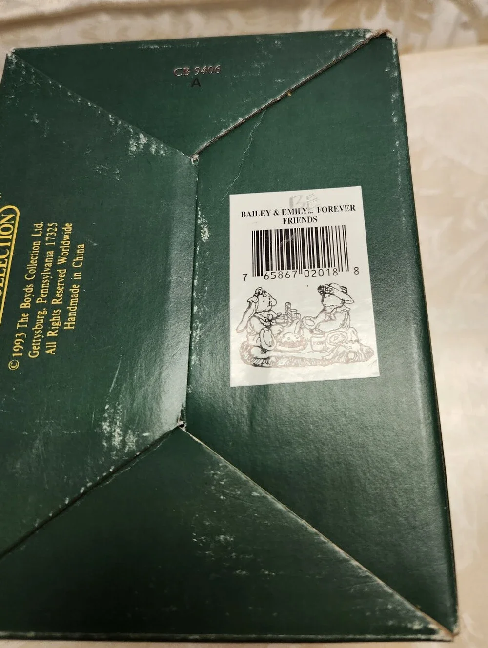 Boyd Bears Bailey & Emily... Forever Friends Figurine In Box
